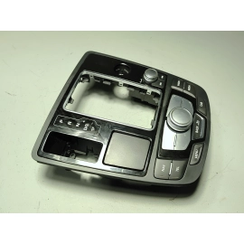 2013-2018 AUDI A6 S6 SHIFTER COVER & MULTIFUNCTIONAL CONTROL SWITCH PANEL OEM