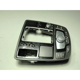 2013-2018 AUDI A6 S6 SHIFTER COVER & MULTIFUNCTIONAL CONTROL SWITCH PANEL OEM