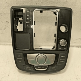 2013-2018 AUDI A6 S6 SHIFTER COVER & MULTIFUNCTIONAL CONTROL SWITCH PANEL OEM