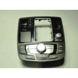 2013-2018 AUDI A6 S6 SHIFTER COVER & MULTIFUNCTIONAL CONTROL SWITCH PANEL OEM