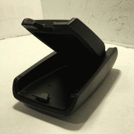 AUDI A6 FRONT CENTER CONSOLE STORAGE LID ARMREST LEATHER BLACK 2016-2018 OEM