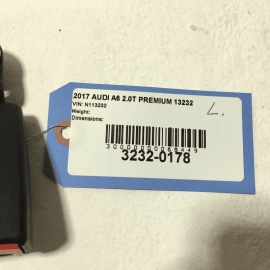 AUDI A6 S6 REAR DRIVER SIDE & CENTER SEAT BELT SEATBELT BUCKLE OEM 2013-2018