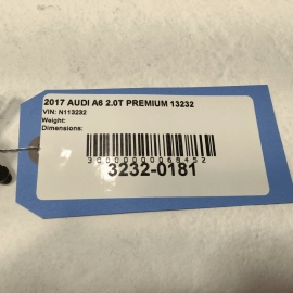 2012-2018 AUDI A6 S6 WINDSHIELD WIPER WASHER RESERVOIR BOTTLE TANK PUMP OEM