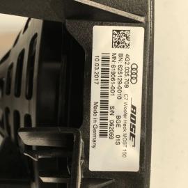 2016-2018 AUDI A6 REAR DECK SHELF PANEL CENTER SUBWOOFER SPEAKER BOSE OEM 2016-2018 AUDI A6 REAR DECK SHELF PANEL CENTER SUBWOOFER SPEAKER BOSE OEM