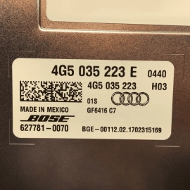AUDI A6 S6 RADIO AUDIO AMP AMPLIFIER MODULE UNIT BOSE 2016-2018 OEM