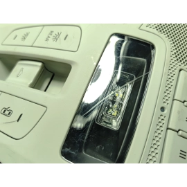 13-2018 AUDI S6 A6 OVERHEAD CONSOLE DOME MAP LIGHT LAMP SUNROOF SWITCH SILVE OEM