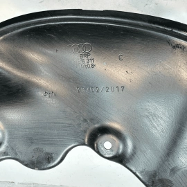 2012-2017 AUDI A6 FRONT LEFT DRIVER SIDE BRAKE DUST SPLASH SHIELD OEM