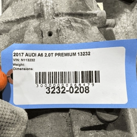 2016-2018 AUDI A6 QUATTRO 2.0L AWD TFSI TIPTRONIC AUTOMATIC TRANSMISSION OEM