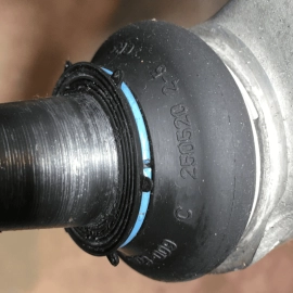 AUDI A6 S6 2012-2018 FRONT PASSENGER SIDE REARWARD LOWER CONTROL ARM OEM