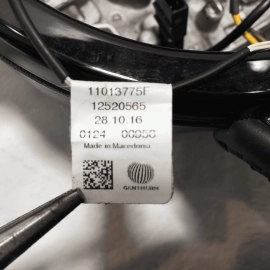 AUDI A6 S6 STEERING WHEEL HEATED W/ PADDLES & SWITCHES LEATHER BLACK 2013-18 OEM