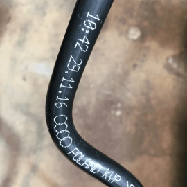 2016 - 2018 AUDI A6 S6 FUEL EMISSION SYSTEM VENT HOSE TUBE PIPE LINE OEM