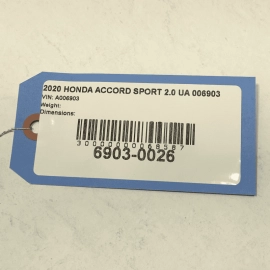 2018-2022 HONDA ACCORD FRONT RIGHT PASSENGER SIDE SEAT BELT BUCKLE END OEM