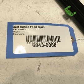 2020-2022 HONDA PILOT REAR LEFT DRIVER SIDE DOOR WINDOW BELT MOLDING OEM