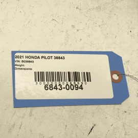 2016-2022 HONDA PILOT REAR LEFT DRIVER SIDE DOOR EXTERIOR HANDLE BASE OEM