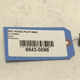 2020-2022 HONDA PILOT REAR LEFT DRIVER SIDE DOOR EXTERIOR HANDLE CAP COVER OEM