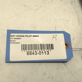 2020-2022 Honda Pilot Right Passenger Side Upper Center Pillar Trim OEM