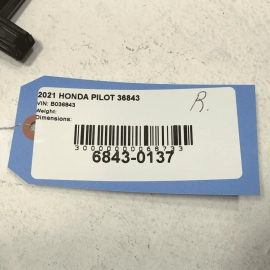 2020-2022 Honda Pilot Front Right Passenger Side Windshield Pillar Trim OEM