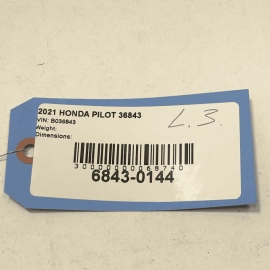 2021-2022 Honda Pilot Rear Driver Side 3rd Third Row Seatbelt Belt Retractor OEM