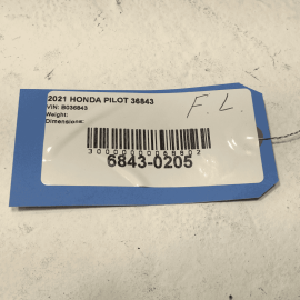 2019-2021 HONDA PILOT FRONT LEFT DRIVER SIDE AIR GUIDE PLATE PANEL OEM