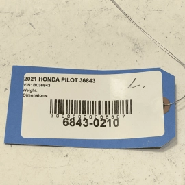 2016-2022 HONDA PILOT  LEFT DRIVER SIDE LOW NOTE TONE HORN SIGNAL OEM