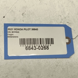 2019 - 2022 HONDA PILOT RADIATOR OVERFLOW EXPANSION TANK RESERVOIR W/HOSE OEM