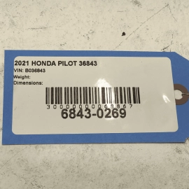 2020-2022 HONDA PILOT BLACK EDITION AWD STEERING COLUMN & SHAFT ASSEMBLY OEM