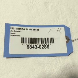 2016-2022 Honda Pilot Front Right Passenger Side Wheel Speed Sensor ABS OEM