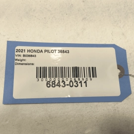 2016-2022 Honda Pilot Fuse Relay Junction Box Upper Left Driver Side Cover OEM