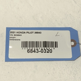 2016-2022 Honda Pilot Rear Beam Left Driver Side Upper Support Bracket OEM