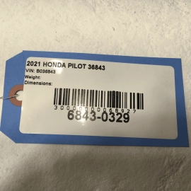 2019-2022 HONDA PILOT A/C AC AIR CONDITIONING DISCHARGE HOSE TUBE PIPE LINE OEM