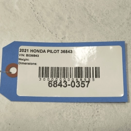 2016-2022 HONDA PILOT INTERIOR OVERHEAD DOME READING LIGHT OEM
