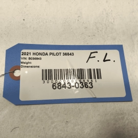 2016-2022 HONDA PILOT FRONT DRIVER SIDE FENDER WHEEL ARCH FLARE MOLDING OEM