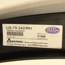 2016-2022 HONDA PILOT FRONT PASSENGER SIDE FENDER WHEEL ARCH FLARE MOLDING