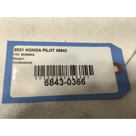 2016-2022 HONDA PILOT INTERIOR FLOOR CARPET LINER COVER MAT SET OF 4 PCS OEM