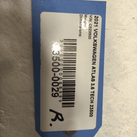 2018-2025 VOLKSWAGEN ATLAS FRONT PASSENGER FENDER REINFORCEMENT BRACKET SET OEM