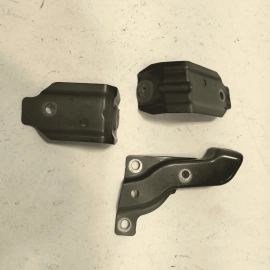 2018-2025 VOLKSWAGEN ATLAS FRONT PASSENGER FENDER REINFORCEMENT BRACKET SET OEM