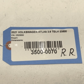 2018-2025 Volkswagen Atlas Rear Driver or Passenger Door Audio Speaker OEM