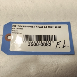 2021-2025 VOLKSWAGEN ATLAS FRONT DRIVER SIDE SEATBELT RETRACTOR  OEM