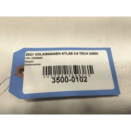 2021 VOLKSWAGEN ATLAS SE FRONT BUMPER REINFORCEMENT IMPACT BAR BEAM  OEM
