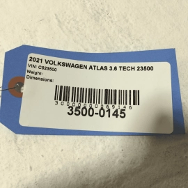 2021 VOLKSWAGEN ATLAS 3.6L V6 IGNITION COIL TRIM COVER OEM