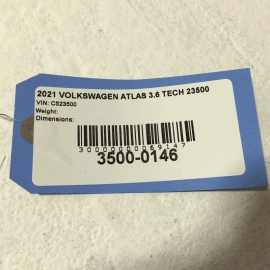 2018-2023 VOLKSWAGEN ATLAS RADIATOR LOWER COOLANT HOSE PIPE OEM