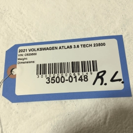 2018 - 2025 VOLKSWAGEN ATLAS REAR LEFT DRIVER SIDE DOOR WINDOW GLASS OEM