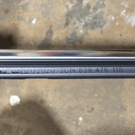 2018-2024 VOLKSWAGEN ATLAS REAR LEFT DRIVER SIDE DOOR WINDOW BELT MOLDING OEM