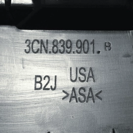 2018-2024 VOLKSWAGEN ATLAS REAR DRIVER DOOR WINDOW B PILLAR APPLIQUE MOLDING OEM