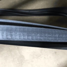 2018-2025 VOLKSWAGEN ATLAS REAR DRIVER SIDE DOOR BODY WEATHERSTRIP SEAL OEM