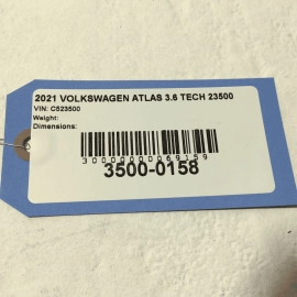 2021 VOLKSWAGEN ATLAS SE DASH DASHBOARD AUDIO RADIO RECEIVER CONTROL MODULE OEM