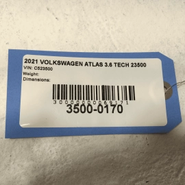 18-25 VOLKSWAGEN ATLAS WINDSHIELD PASSENGER SIDE A PILLAR TRIM COVER PANEL OEM