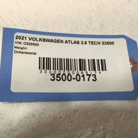 2021  VOLKSWAGEN ATLAS TAILGATE LIFTGATE BACK DOOR CONTROL MODULE UNIT OEM 2021  VOLKSWAGEN ATLAS TAILGATE LIFTGATE BACK DOOR CONTROL MODULE UNIT OEM