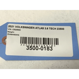 2020 - 2022 VOLKSWAGEN ATLAS DASH CENTER COVER PANEL & AIR VENT OEM