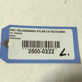 2018-2025 Volkswagen Atlas Rear Left Driver Side Quarter Window Glass OEM